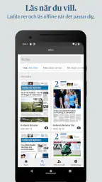 Hallands Nyheter e-tidning screenshot