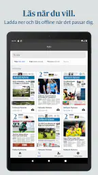 Hallands Nyheter e-tidning screenshot