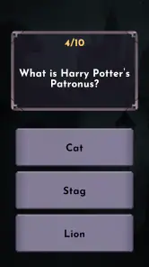 Harry Potter - Fan quiz screenshot