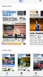 HD E-tidning screenshot