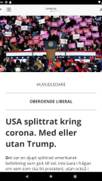 HD E-tidning screenshot