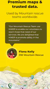 HiiKER: The Hiking Maps App screenshot