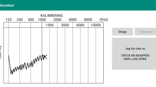 Hörseltest screenshot