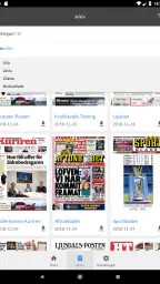 Hudiksvalls Tidning e-tidning screenshot