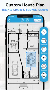 Husdesignplan 3D: Bygg om screenshot