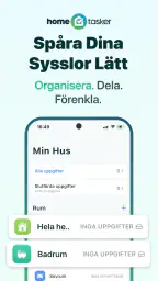 Hushållssysslor och städschema screenshot