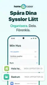 Hushållssysslor och städschema screenshot