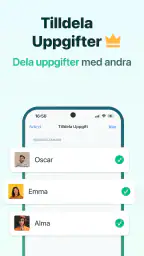 Hushållssysslor och städschema screenshot