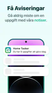 Hushållssysslor och städschema screenshot