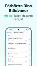 Hushållssysslor och städschema screenshot
