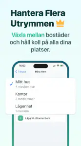 Hushållssysslor och städschema screenshot