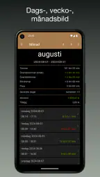 iboChron - Timregistrering screenshot