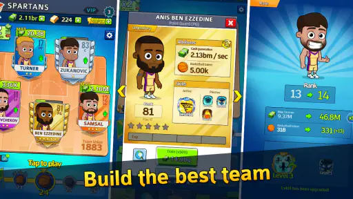 Idle Five Basketball Tycoon screenshot
