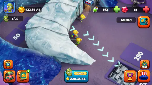Idle Miner Zombie: Guldtycoon screenshot
