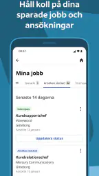 Indeed jobbsök screenshot