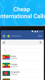 International calling app screenshot