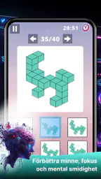 IQ-test: Logik & hjärnträning screenshot
