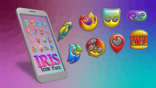 Iris Light - 3D App Icons screenshot