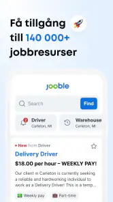 Jooble appen för att söka jobb screenshot