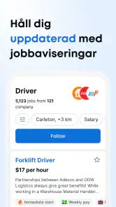 Jooble appen för att söka jobb screenshot