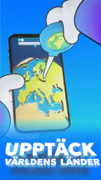 Jordglobe Geografi-spel screenshot