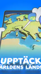 Jordglobe Geografi-spel screenshot