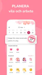 Kalender för menstruation screenshot