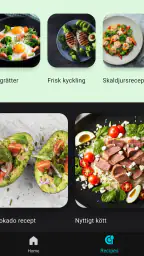 Keto recept screenshot