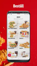 KFC Sweden screenshot