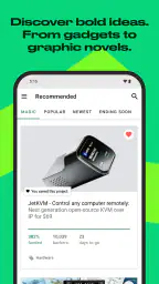 Kickstarter screenshot