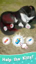 Kitten Match 3D screenshot