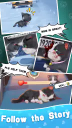 Kitten Match 3D screenshot