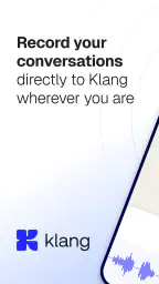 Klang.ai: Transkribering screenshot