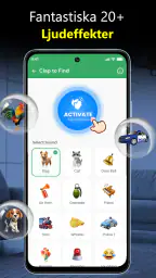 klappa för att hitta mobilen screenshot