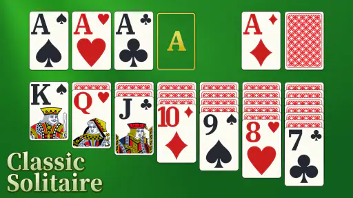 Klassisk Solitaire - Kortspel screenshot