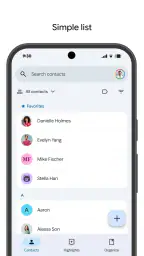 Kontakter screenshot