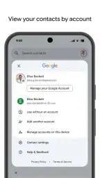 Kontakter screenshot