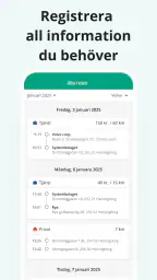 Körjournal från Driversnote screenshot