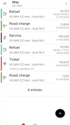 Körjournal - TripTracker screenshot