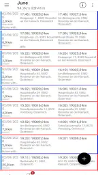 Körjournal - TripTracker screenshot
