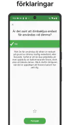 Körkortsfrågor screenshot