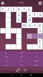 Korsord lätta screenshot