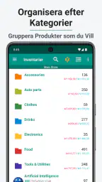 Lager och Inventarier enkel screenshot