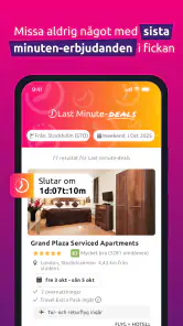 lastminute.com: flyg+hotell screenshot