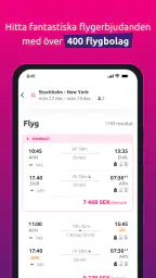 lastminute.com: flyg+hotell screenshot
