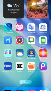 Launcher iOS 26 screenshot