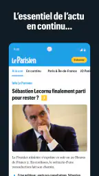 Le Parisien : l'info en direct screenshot