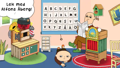 Lek ABC, Alfons Åberg screenshot