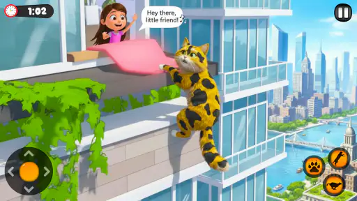 Litet kattäventyrsspel screenshot