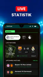 Live Fotbollsresultat screenshot